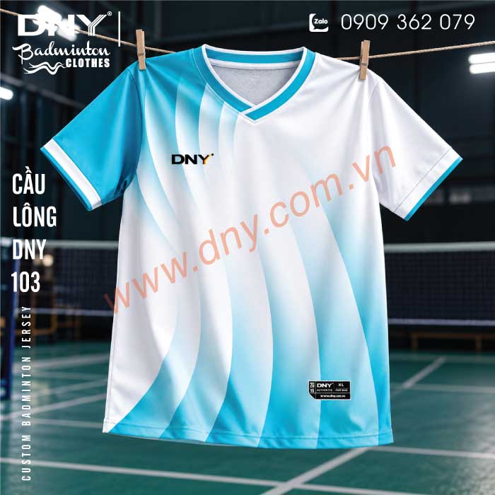 MẪU ÁO CẦU LÔNG THIẾT KẾ THEO YÊU CẦU | DNY- CL2610020103