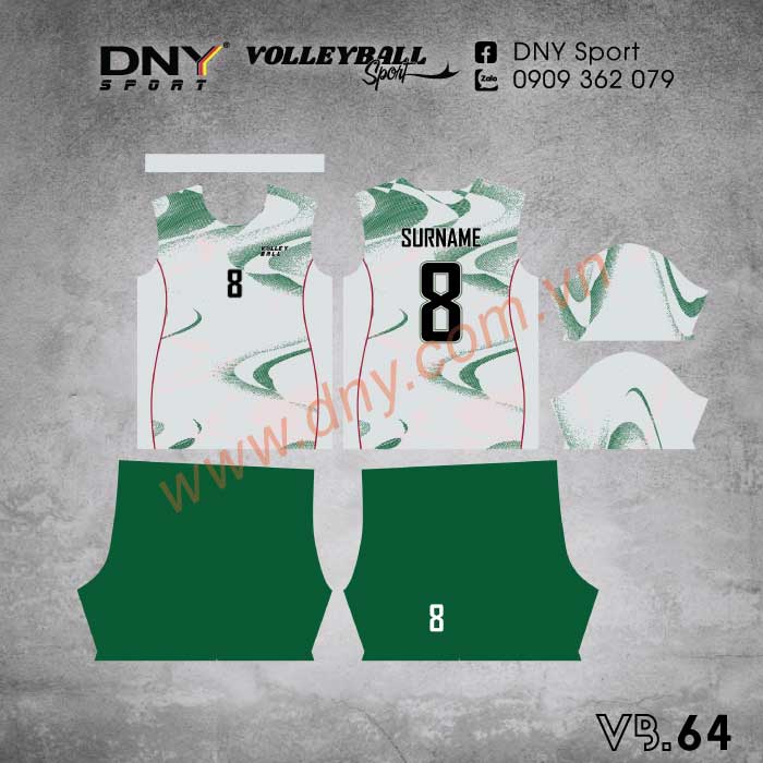 MẪU ÁO BÓNG CHUYỀN THIẾT KẾ THEO YÊU CẦU | DNY-VB2609230064