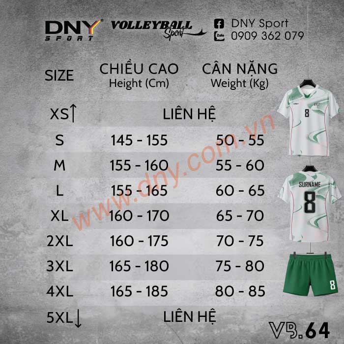 MẪU ÁO BÓNG CHUYỀN THIẾT KẾ THEO YÊU CẦU | DNY-VB2609230064
