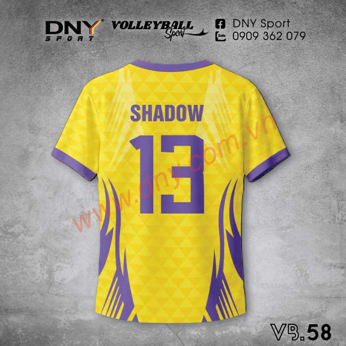 MẪU ÁO BÓNG CHUYỀN THIẾT KẾ THEO YÊU CẦU | DNY-VB2607230058