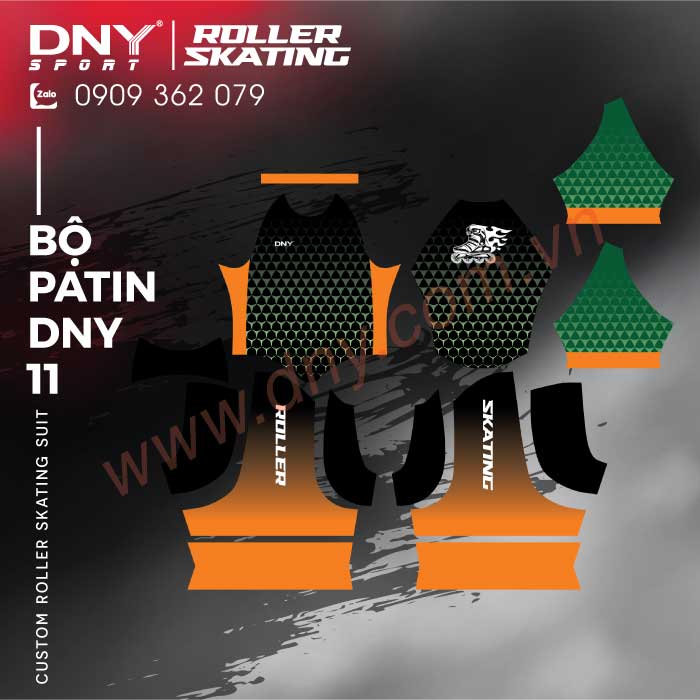BỘ ĐỒNG PHỤC TRƯỢT PATIN MAY THEO YÊU CẦU | DNY-P2605190011