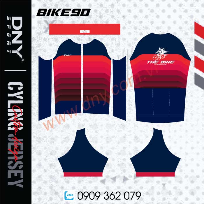 MẪU ÁO XE ĐẠP THIẾT KẾ THEO YÊU CẦU |DNY BIKE-2610130090