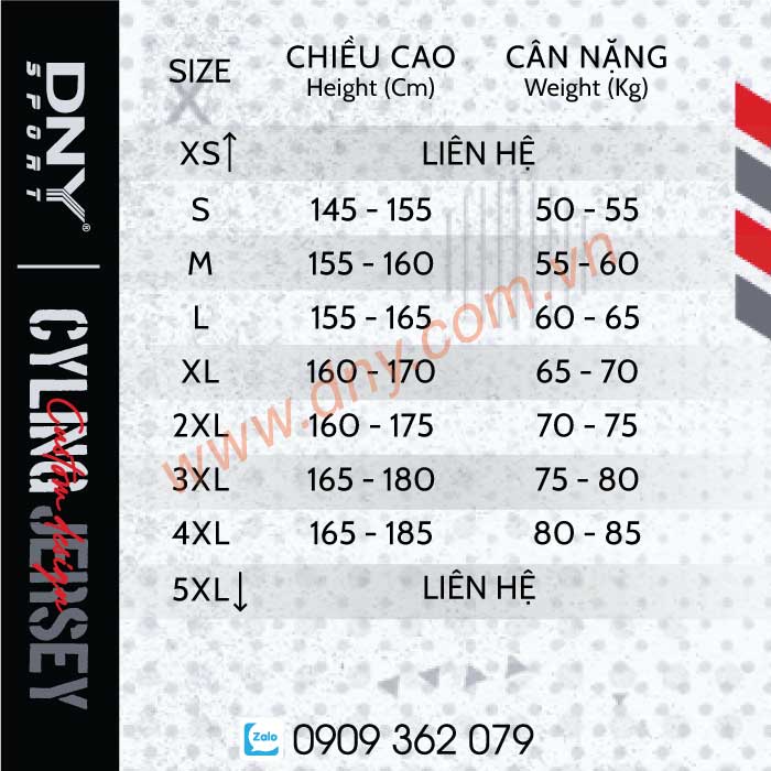 MẪU ÁO XE ĐẠP THIẾT KẾ THEO YÊU CẦU |DNY BIKE-2610130090