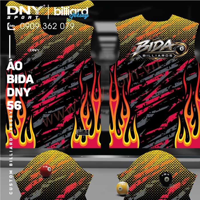 MẪU ÁO BIDA THIẾT KẾ THEO YÊU CẦU | DNY-BIDA2610170056