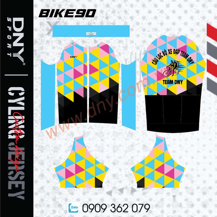 MẪU ÁO XE ĐẠP THIẾT KẾ THEO YÊU CẦU |DNY BIKE-2610130091