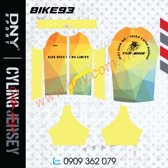 MẪU ÁO XE ĐẠP THIẾT KẾ THEO YÊU CẦU |DNY BIKE-2610130093