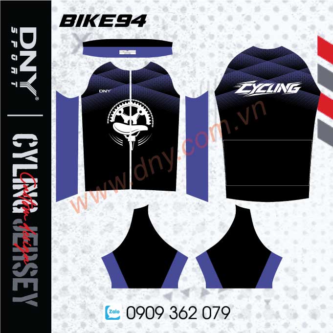 MẪU ÁO XE ĐẠP THIẾT KẾ THEO YÊU CẦU |DNY BIKE-2610200094