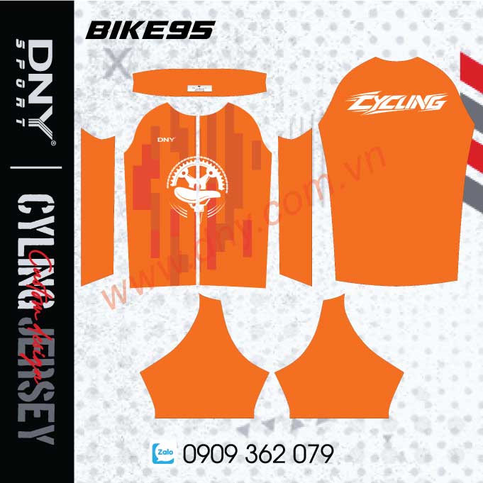 MẪU ÁO XE ĐẠP THIẾT KẾ THEO YÊU CẦU |DNY BIKE-2610200095
