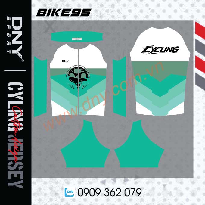 MẪU ÁO XE ĐẠP THIẾT KẾ THEO YÊU CẦU |DNY BIKE-2610200097