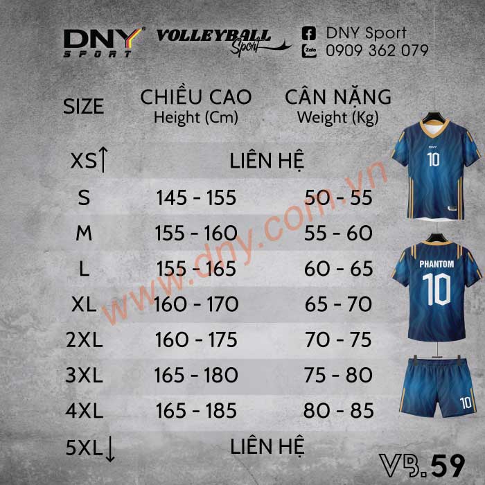 MẪU ÁO BÓNG CHUYỀN THIẾT KẾ THEO YÊU CẦU | DNY-VB2607230059