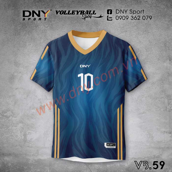 MẪU ÁO BÓNG CHUYỀN THIẾT KẾ THEO YÊU CẦU | DNY-VB2607230059
