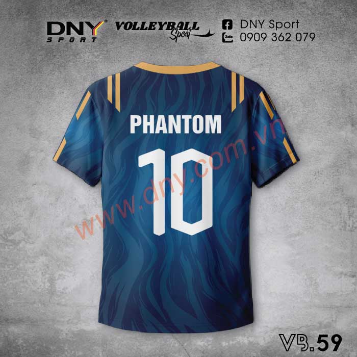 MẪU ÁO BÓNG CHUYỀN THIẾT KẾ THEO YÊU CẦU | DNY-VB2607230059