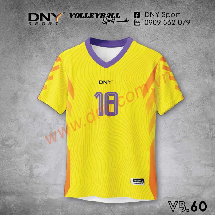 MẪU ÁO BÓNG CHUYỀN THIẾT KẾ THEO YÊU CẦU | DNY-VB2607230060