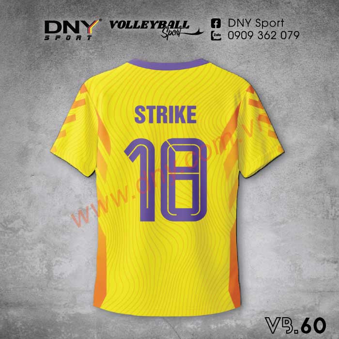 MẪU ÁO BÓNG CHUYỀN THIẾT KẾ THEO YÊU CẦU | DNY-VB2607230060
