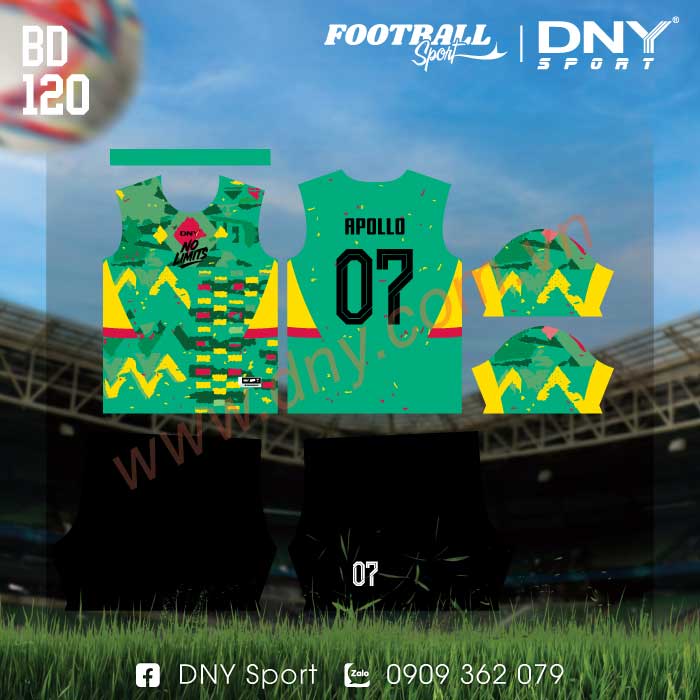 ÁO BÓNG ĐÁ TỰ THIẾT KẾ | DNY 2604080120