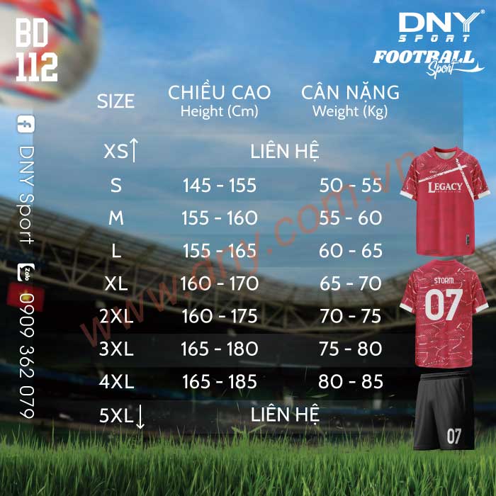 ÁO BÓNG ĐÁ TỰ THIẾT KẾ | DNY 2603230114