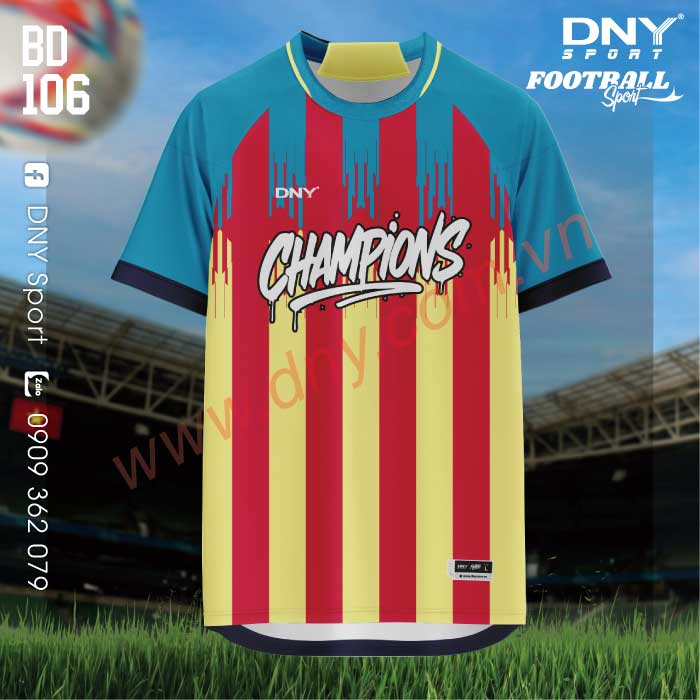 ÁO BÓNG ĐÁ TỰ THIẾT KẾ | DNY 2512310106