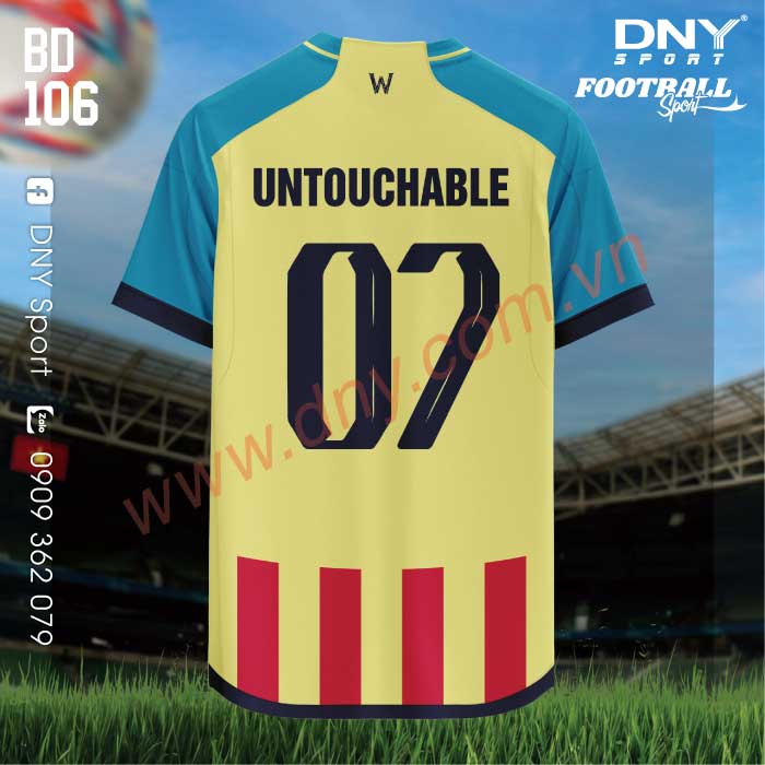 ÁO BÓNG ĐÁ TỰ THIẾT KẾ | DNY 2512310106