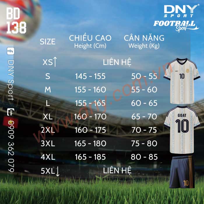 ÁO BÓNG ĐÁ TỰ THIẾT KẾ | DNY 2606030138