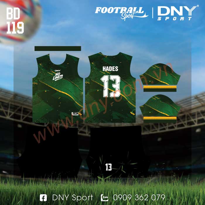 ÁO BÓNG ĐÁ TỰ THIẾT KẾ | DNY 2604080119