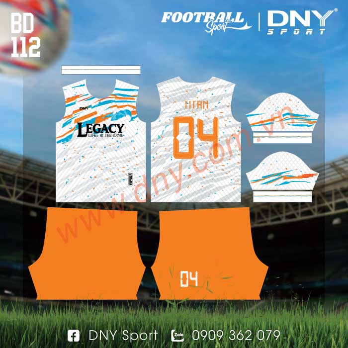ÁO BÓNG ĐÁ TỰ THIẾT KẾ | DNY 2603230113