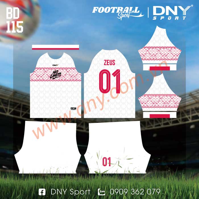 ÁO BÓNG ĐÁ TỰ THIẾT KẾ | DNY 2603240115
