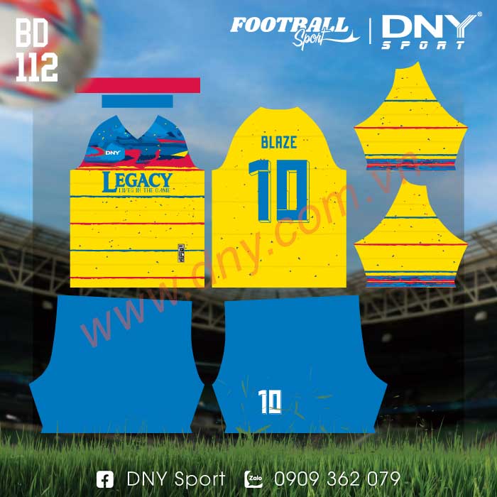 ÁO BÓNG ĐÁ TỰ THIẾT KẾ | DNY 2603230112