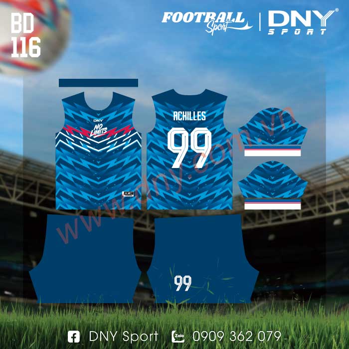 ÁO BÓNG ĐÁ TỰ THIẾT KẾ | DNY 2603240116