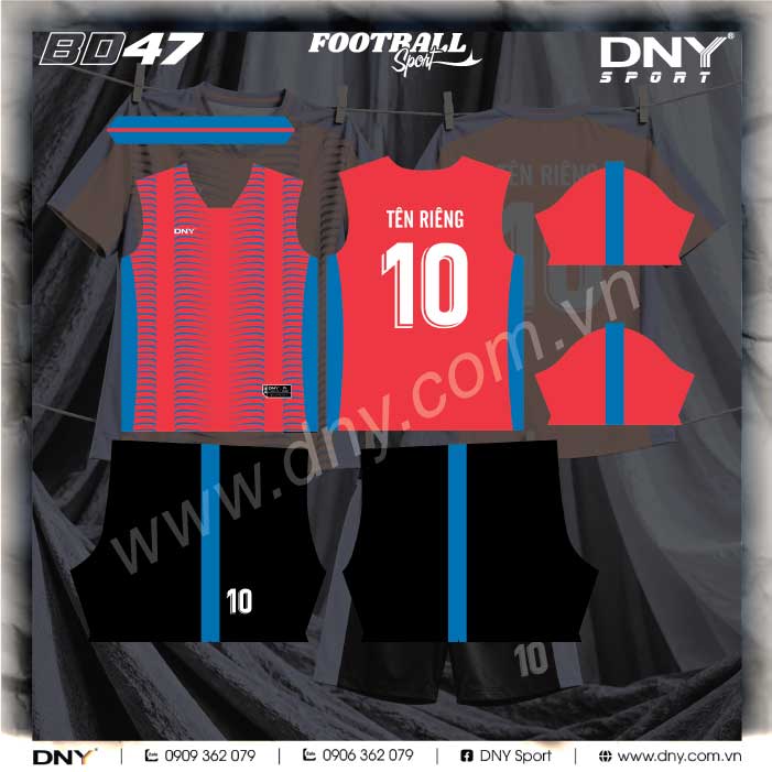 Áo Bóng Đá Hỏa Phong Đỏ Xanh - DNY 2610100147