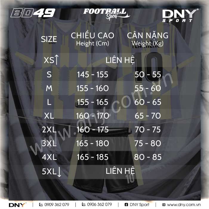 Áo Bóng Đá Tia Chớp Xanh Vàng – DNY 2610100149