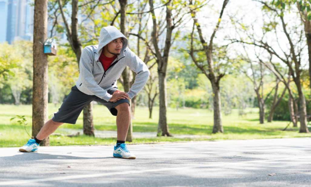 Khởi động trước khi chạy giúp tránh được chấn thương