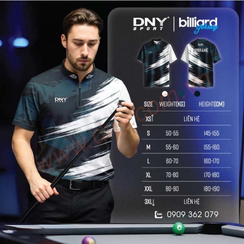 MẪU ÁO BIDA THIẾT KẾ THEO YÊU CẦU | DNY-BIDA2505090015
