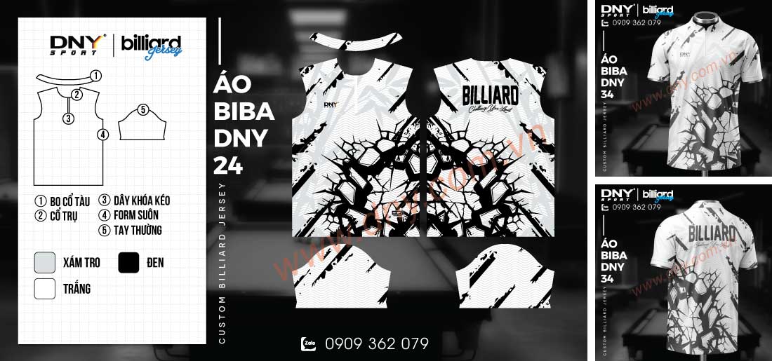 Bộ đồng phục bida CLB