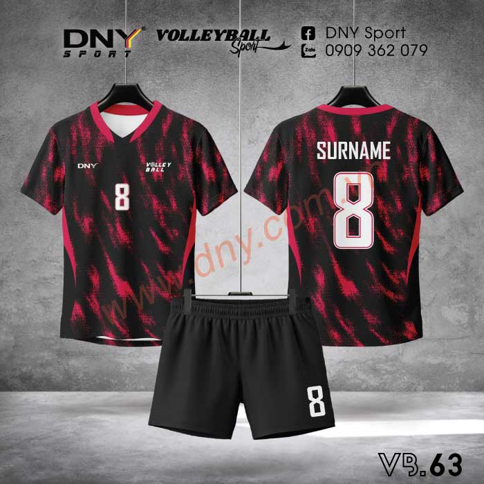 MẪU ÁO BÓNG CHUYỀN THIẾT KẾ THEO YÊU CẦU | DNY-VB2609230063