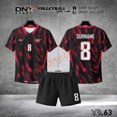 MẪU ÁO BÓNG CHUYỀN THIẾT KẾ THEO YÊU CẦU | DNY-VB2609230063