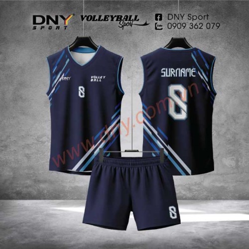MẪU ÁO BÓNG CHUYỀN THIẾT KẾ THEO YÊU CẦU | DNY-VB2507070037