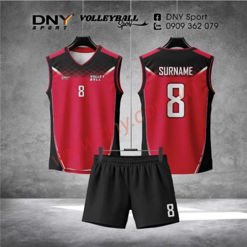 MẪU ÁO BÓNG CHUYỀN THIẾT KẾ THEO YÊU CẦU | DNY-VB2507070038
