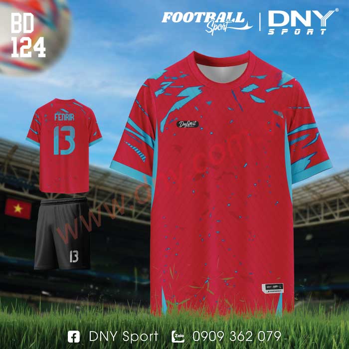 ÁO BÓNG ĐÁ TỰ THIẾT KẾ | DNY 2604140124