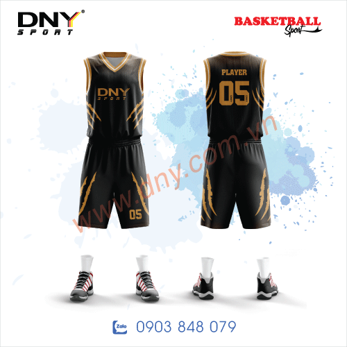 áo bóng rổ thiết kế theo yêu cầu dny br2110200005