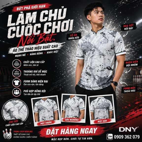MẪU ÁO BOWLING THIẾT KẾ THEO YÊU CẦU | DNY-BL2606100023