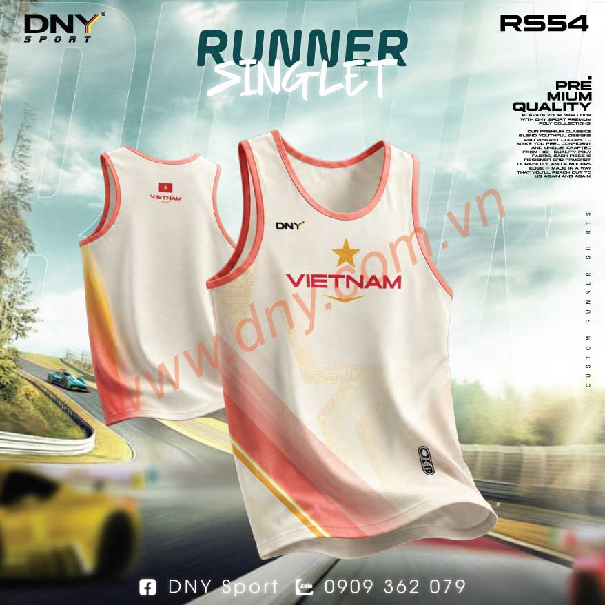 MẪU ÁO CHẠY BỘ THIẾT KẾ THEO YÊU CẦU | DNY-RS2608030054