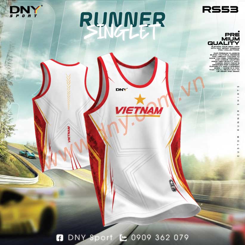 MẪU ÁO CHẠY BỘ THIẾT KẾ THEO YÊU CẦU | DNY-RS2608030053