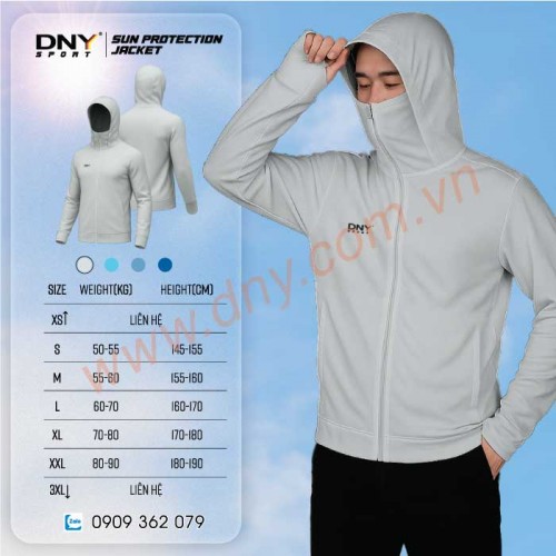 MẪU ÁO CHỐNG NẮNG MAY THEO YÊU CẦU | DNY-ACN2506100005