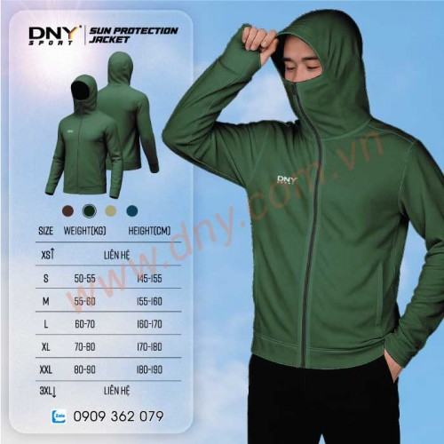 MẪU ÁO CHỐNG NẮNG MAY THEO YÊU CẦU | DNY-ACN2508090019