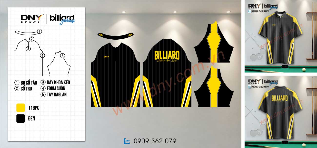 áo đồng phục bida nhóm