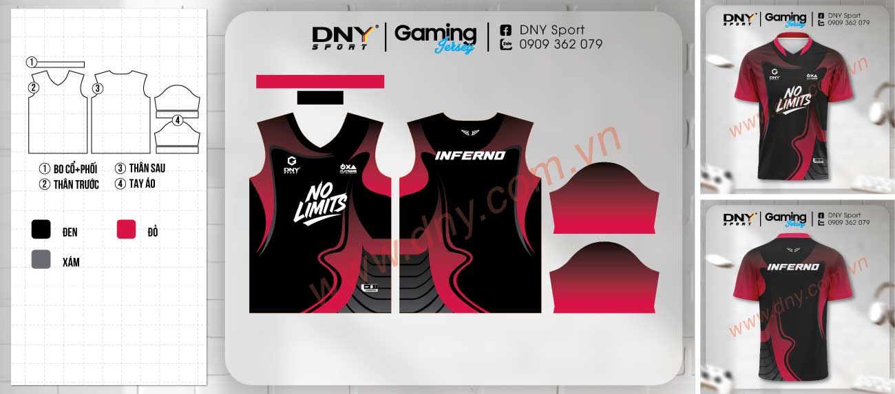 Trang phục thi đấu Esport chuyên nghiệp