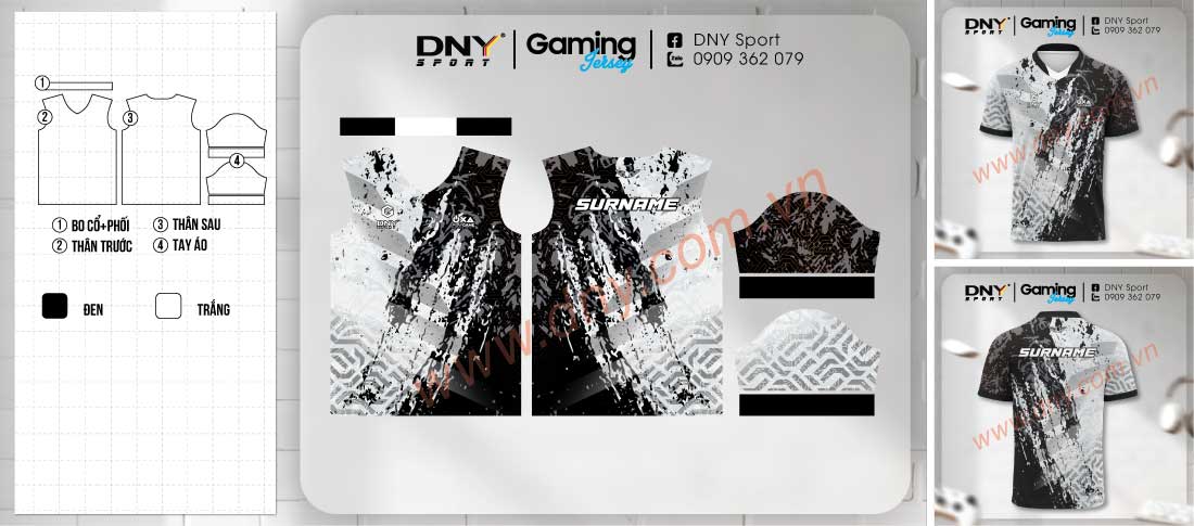 Trang phục Esport cho game thủ