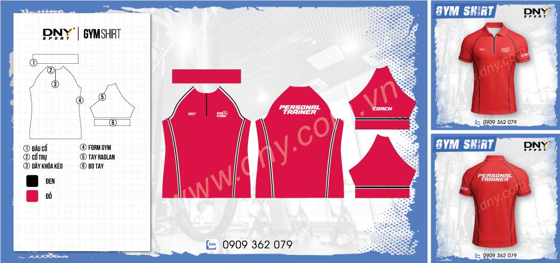 áo gym chất co giãn thoáng khí