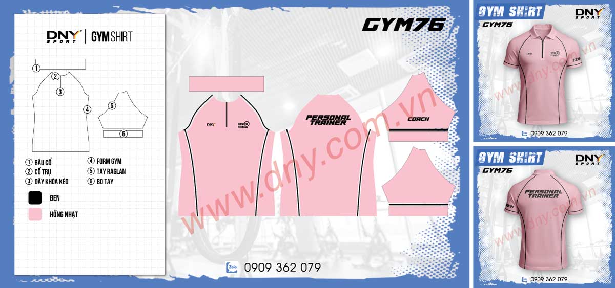 áo gym hồng áo gym hồng