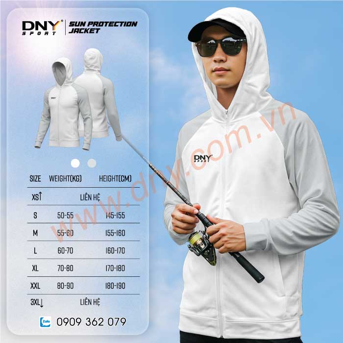 MẪU ÁO CHỐNG NẮNG MAY THEO YÊU CẦU | DNY-ACN2507110015